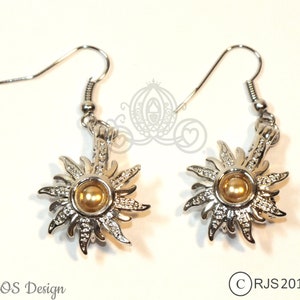 Rapunzel Inspired Pearl Earrings - Disney Tangled Jewelry - Handmade Designer Gift for Her