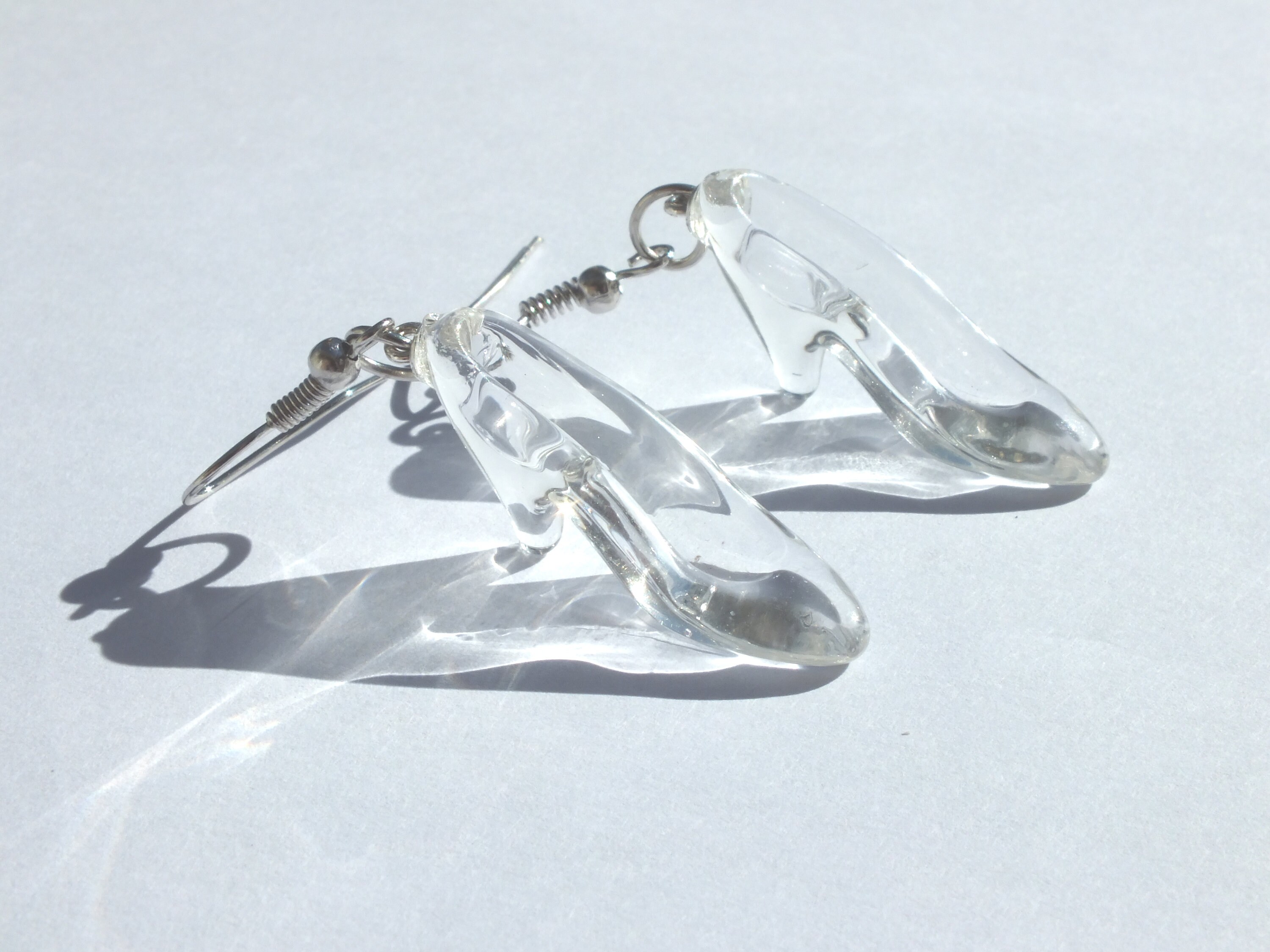 Glass slipper earrings sale