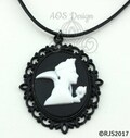 Evil Queen Cameo Necklace - Handmade Halloween Jewelry | Unique Gifts for Her | Disney Villain Charm