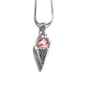 Eis Kette Perle Käfig Halskette - Handgemachter Sommer Schmuck Geschenk für Sie