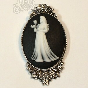 disney princess, disney jewelry, Haunted Mansion, halloween costume, sleeping beauty, gothic jewelry, Halloween cameo, cameo brooch, cameo jewelry, princess necklace, handmade jewelry, halloween jewelry, hair accessories
