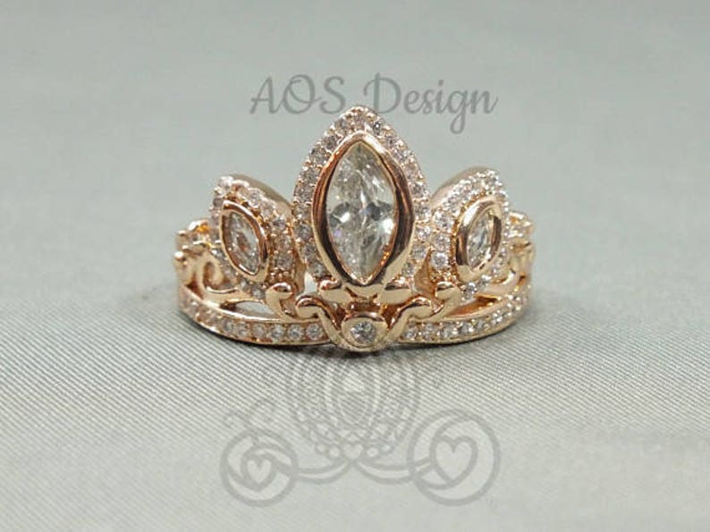 Rapunzel Rose Gold Tangled Ring For Princesses of All Ages 