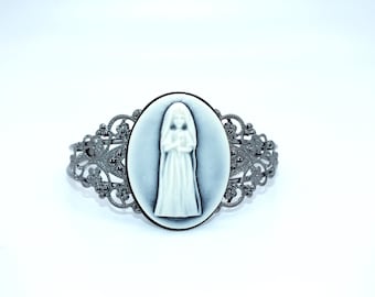 Ghost Bride, Cuff Bracelet, Haunted Mansion, Halloween Costume, Haunted House Jewelry