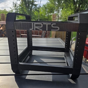 10 Inch 3U Network Rack, 3D Printed PETG Server Enclosure, Modular Homelab Mount