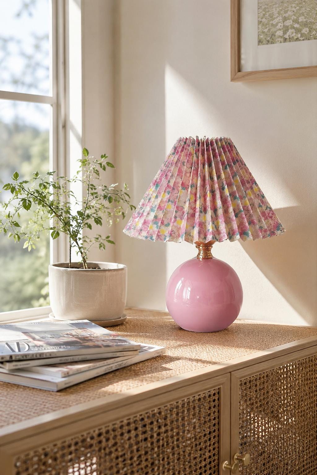 Rosa lampe