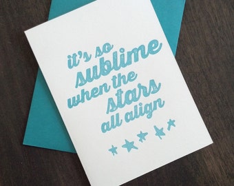 Letterpress Congratulations Card