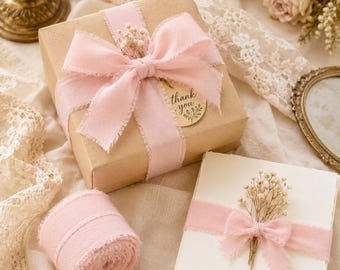 Cinta de gasa suave para bodas en 32 colores para diseño floral, invitaciones, lazos y decoración de fiestas.