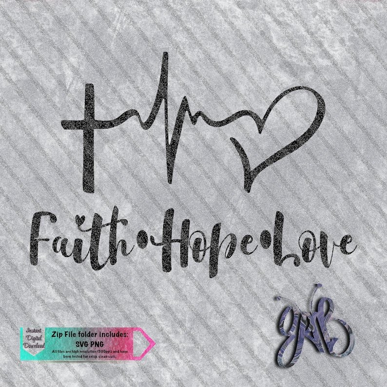 Free Free 159 Faith Hope Love Heart Svg Free SVG PNG EPS DXF File