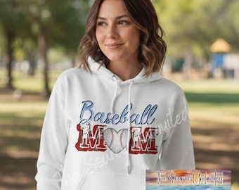 Coeur de maman baseball PNG | Graphique pour maman sportive en détresse (téléchargement numérique)