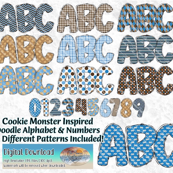 Cookie Monster Card - Etsy