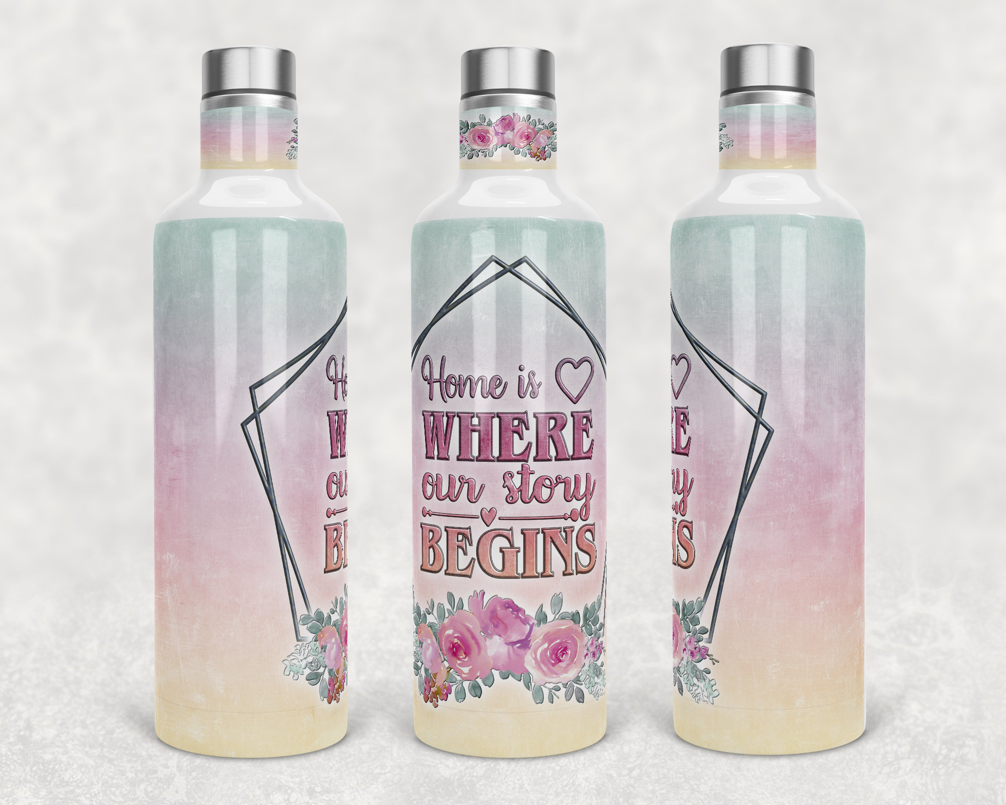 Wine Bottle and Wine Tumbler Gift Set Stainless Steel Etsy