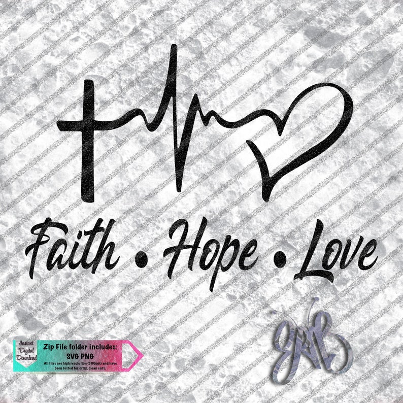 Free Free 201 Faith Hope Love Heart Svg SVG PNG EPS DXF File
