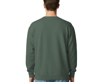 Unisex garment-dyed sweatshirt