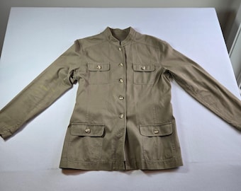 Kate Hill Casual Khaki Jacket XL