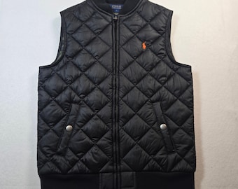 Chaleco acolchado Polo Ralph Lauren para niño, color negro, talla 7