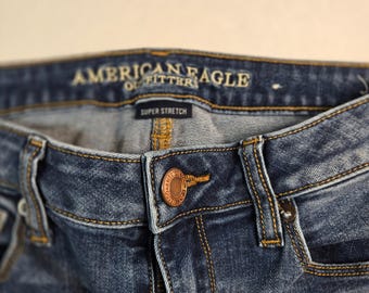 American Eagle Super Stretch Bootcut Jeans Größe 6