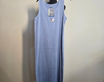 Vestido azul retro YTK de Harborside Graphics, nuevo con etiquetas.