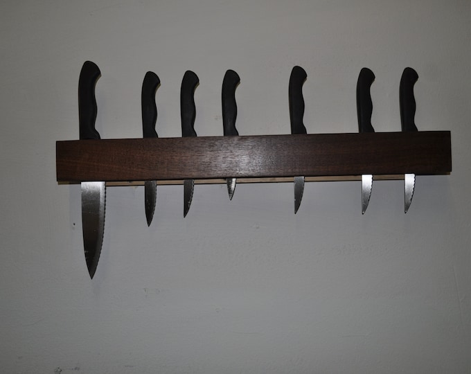 Walnut, knife holder, 24" By CrazyBearUSA