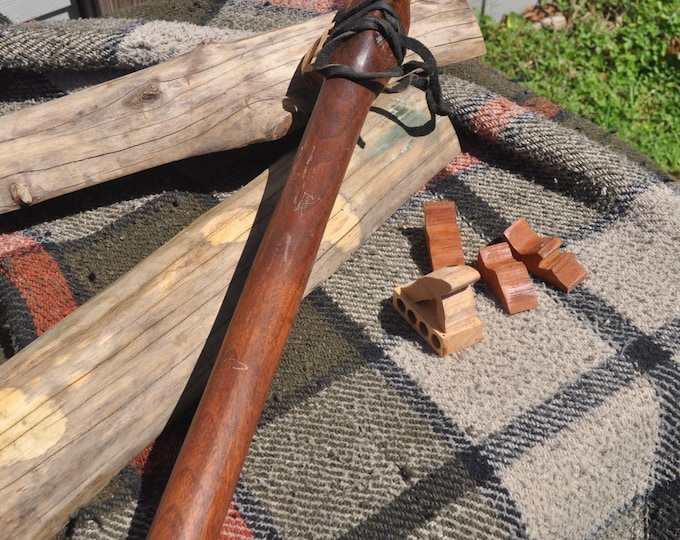 Native American style flute Walnut E scale CrazyBearUSA