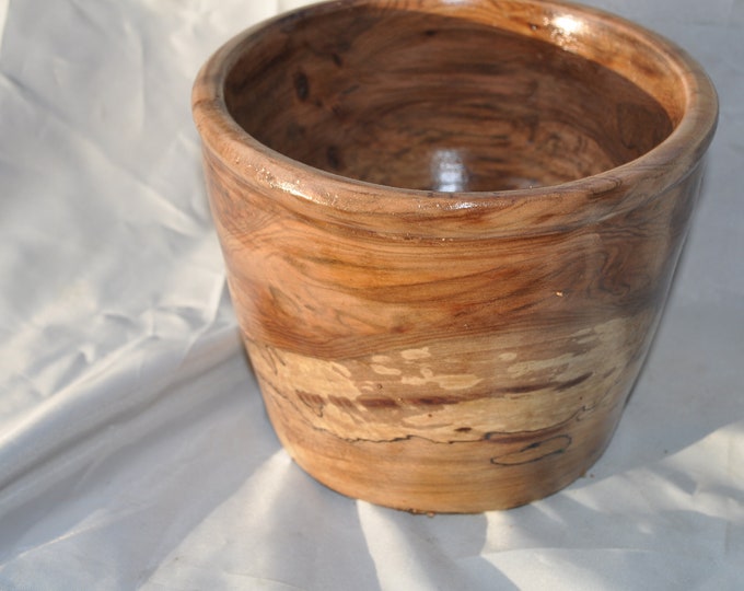 Spalted hardwood bowl  CrazyBearUSA