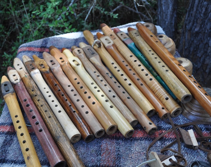 Hard & Soft wood, Native American style flutes, CrazyBearUSA