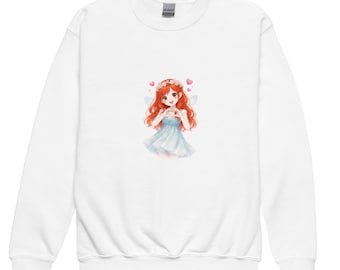 Youth crewneck sweatshirt | Aurelia Bloom | Fairy Kids Digital