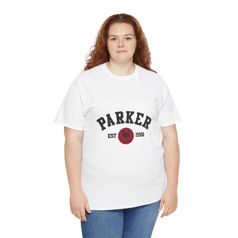 Camiseta con logo de Spider-Man / Camiseta gráfica de Marvel, diseño de Parker EST 2001 imagen 5