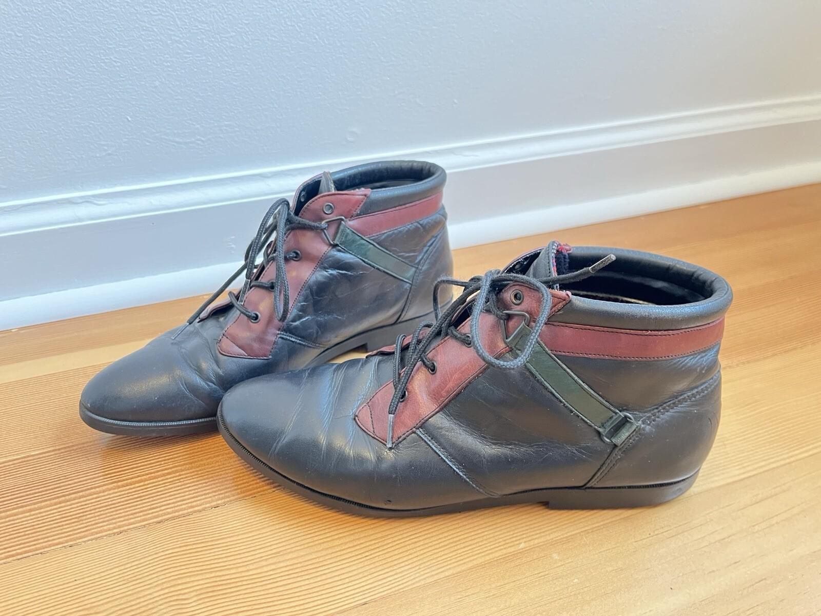 90s Lace up Shoes - Etsy