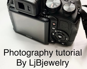 Tutorial, Photography Tutorial, Jewelry Photography, Photo Editing, Photography, Digital Download, PDF download LjBjewelry