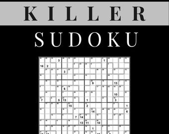 Sudoku Assassino Tamanho King Size 16x16 - Edição Introdutória | 35 Quebra-cabeças para Imprimir | Download Instantâneo em PDF