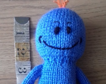 Mr Meeseeks, Hand Knitted, Toy, Plushy, Monster