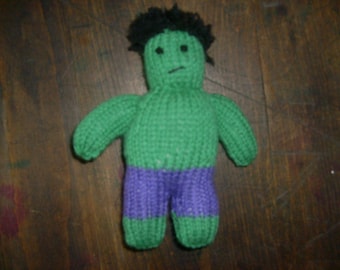 De Hulk, Hand gebreid, speelgoed, plucheachtig, mascotte