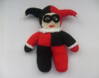 Harley Quinn, Hand gebreid, speelgoed, plucheachtig, mascotte