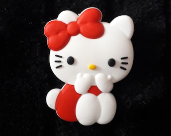 Spilla/distintivo, gatto, gattino, vinile, carino, kawaii