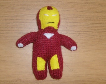 Iron Man, Hand gebreid, speelgoed, plucheachtig, mascotte