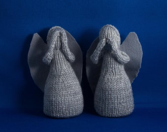 Weeping Angel, Doctor Who, Hand Knitted Toy, Monster, Plush