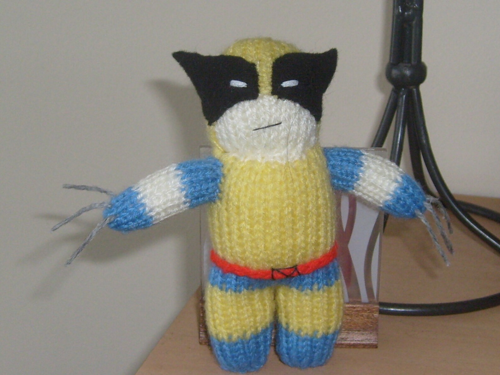 Wolverine, Hand Knitted, Toy, Plushy, Mascot - Etsy