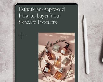 Guía de aplicación de productos para el cuidado de la piel aprobada por esteticistas / Orden de la rutina de día y de noche (Descarga en PDF)