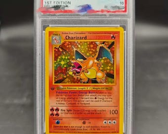 1999 1st Edition Charizard Holo Graded Card (GEM MT 10)
