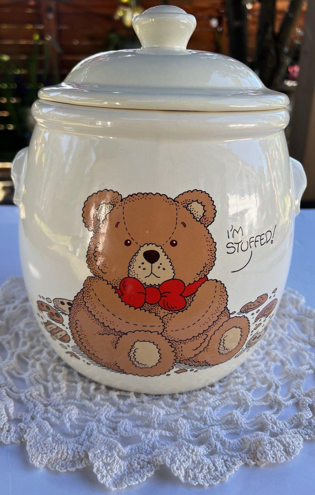 Teddy Bear Cookie Jar Vintage - Etsy