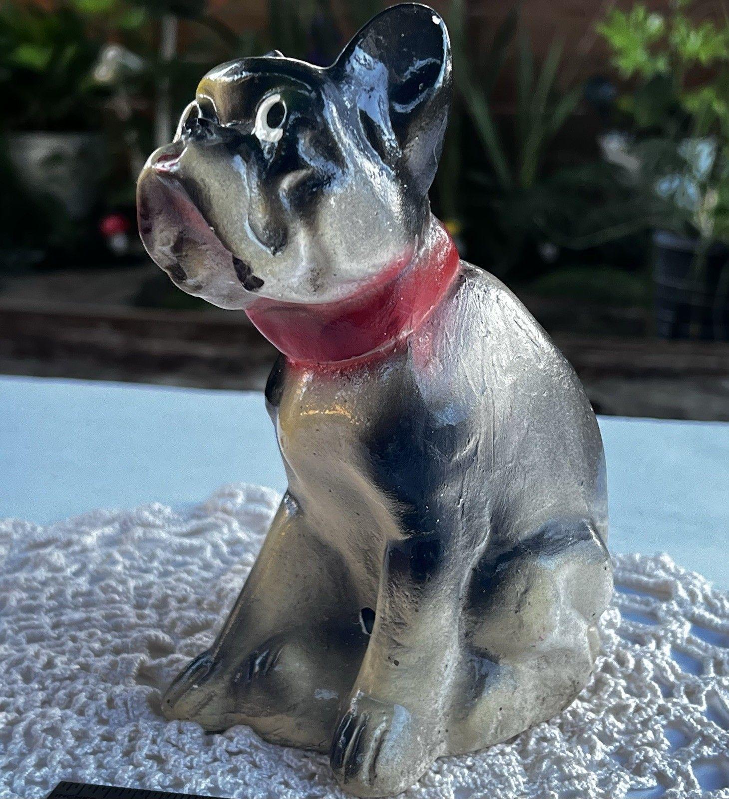 Vintage Chalkware Bulldog特大 Vintage Chalkware Bulldog - Etsy