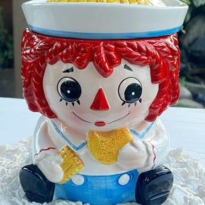 Raggedy Andy Cookie Jar - Etsy