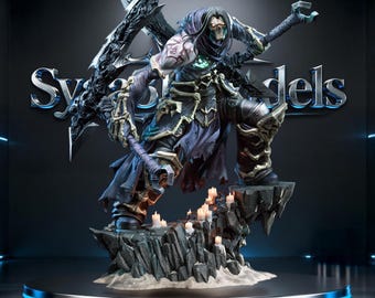 Muerte - Escultura de Darksiders 2, archivo STL para impresión 3D