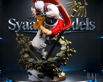 Chipp Zanuff - Guilty Gear Sculpture STL Statue for 3D Printing