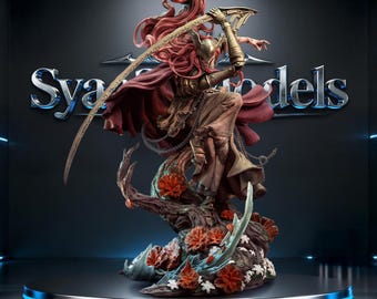 Malenia - Elden Ring Sculpture STL Statue for 3D Printing