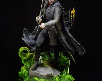 Escultura de Aragorn (STL) + Busto para impresión 3D