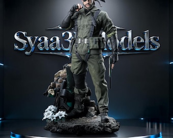 Big Boss - Metal Gear Sculpture STL Statue for 3D Printing