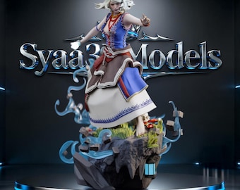 Keira Metz - The Witcher 3 Sculpture STL Statue for 3D Printing