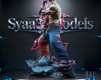 Jin Kazama - Escultura de Tekken - Estatua STL para impresión 3D