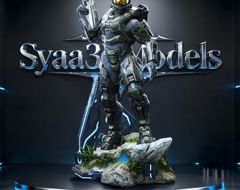 Master Chief - Escultura de Halo 4, estatua STL para impresión 3D